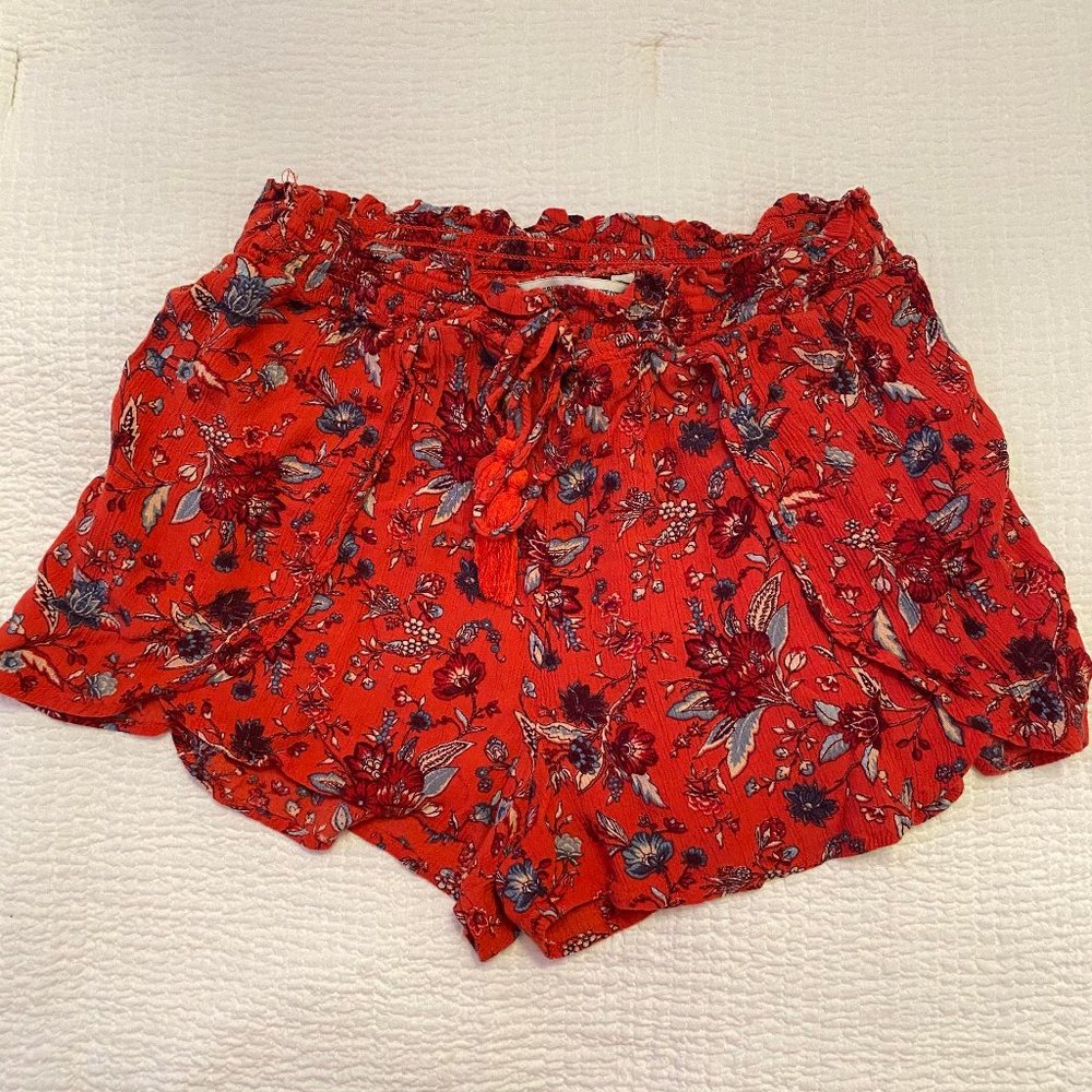 American Eagle Floral Patterned Shorts (Size S)